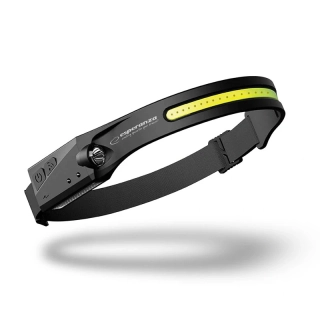 LED čelovka Esperanza ATHENA COB + XPE s USB-C nabíjaním a senzorom pohybu