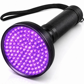 UV LED baterka 100 LED 395 nm