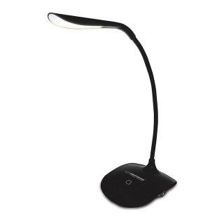Stolná LED lampa Esperanza ACRUX čierna
