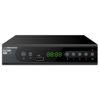 Digitálny DVB-T2 prijímač Esperanza EV106P H.265/HEVC