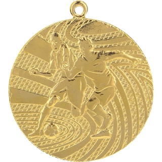 MMC1340 Zlatá futbalová medaila 40 mm