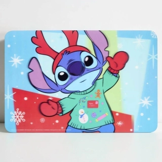 Detská podložka na stôl Disney Stitch 45 × 30 cm s holografickým 3D efektom