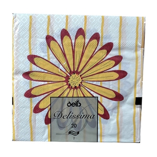 Servítky Delissima 33x33cm 20ks Astra bordová