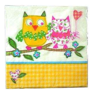 Servítky Maxx SN30525 32x32cm 20ks Sovy