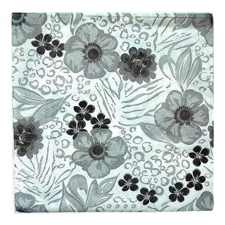 Servítky Maxx SN30524 32x32cm 20ks Black white