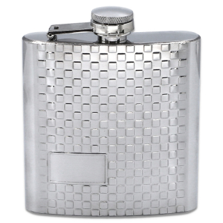 Ploskačka CUBE nerezová 180ml FL145