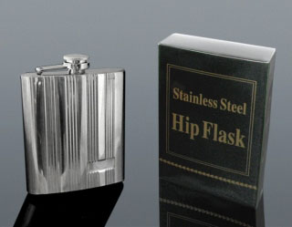 Ploskačka nerez STRAPS 210ml FL141